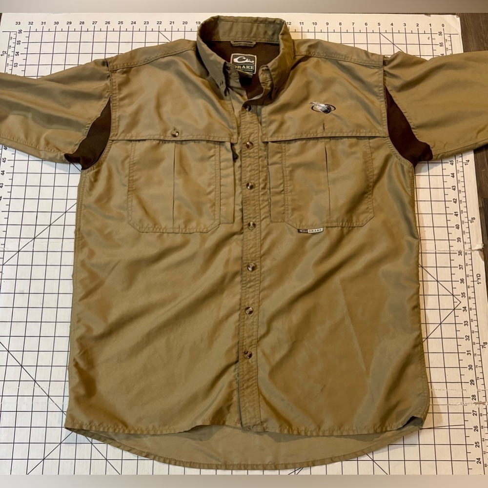 Drake Waterfowl® Men's L/S Wingshooter's Easy Care Performance Button Down Shirt